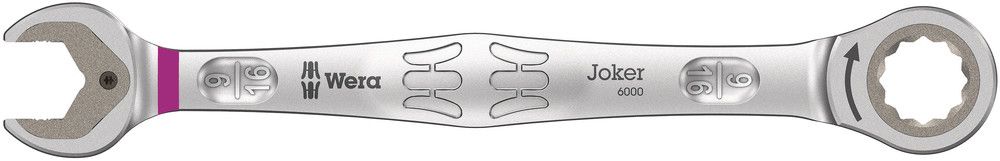 6000 Joker Ratcheting combination wrenches, Imperial, 9/16"x188, Wera 05073284001