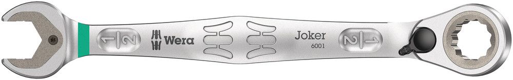 6001 Joker Switch Ratcheting combination wrench, with switch lever, imperial, 1/2"x171, Wera 05020078001