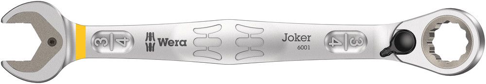 6001 Joker Switch Ratcheting combination wrench, with switch lever, imperial, 3/4"x246, Wera 05020082001