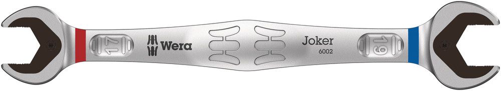 6002 Joker Double Open end wrenches, 17x19x235, Wera 05003765001