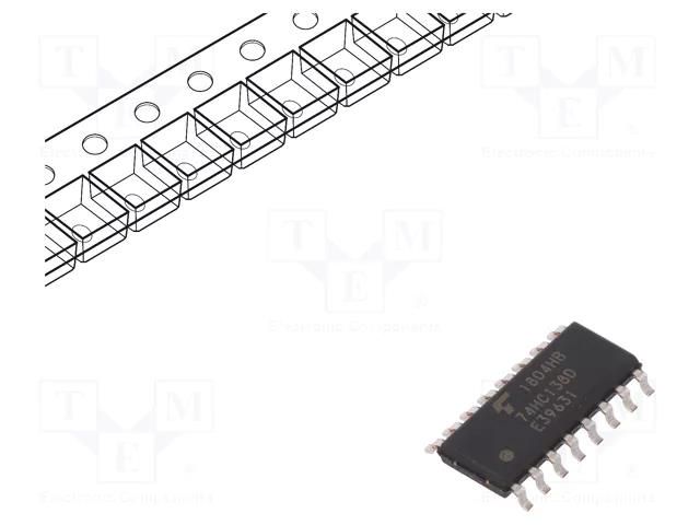 IC: digital; 3 to 8 line,decoder; C²MOS; SMD; SO16; HC; 2÷6VDC; 16ns TOSHIBA 74HC138DBJ