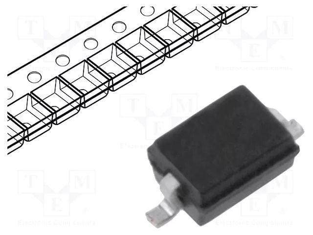 Diode: switching; SMD; 85V; 200mA; 3us; SOD323; Ufmax: 1.25V; Ifsm: 4A NEXPERIA BAS416.115