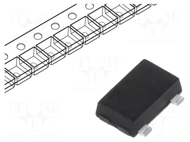 Transistor: P-MOSFET; unipolar; -20V; -6A; 1W; SOT23F; ESD TOSHIBA SSM3J328R