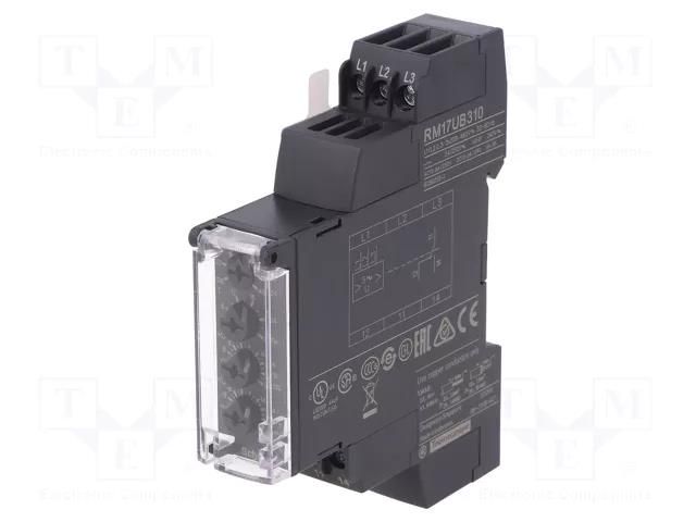 Voltage monitoring relay; for DIN rail mounting; Zelio Control SCHNEIDER ELECTRIC RM17UB310