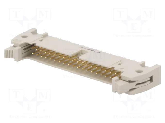 Connector: IDC; socket; male; PIN: 40; SEK; straight; 1A; THT; 2.54mm HARTING 09185407914