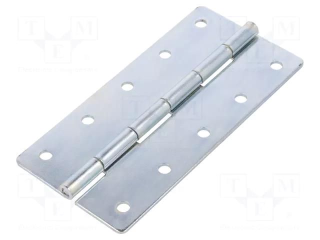 Hinge; Width: 70mm; zinc-plated steel; natural; H: 145mm RST ROZTOCZE 3.ST124.001