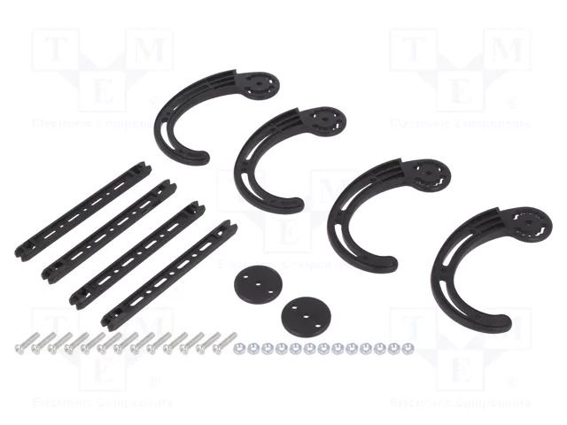 Bumper cage; black; screw; plastic; plastic POLOLU POLOLU-3574