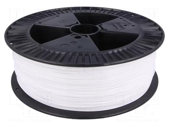 Filament: PET-G; Ø: 1.75mm; white; 220÷250°C; 2kg DEVIL DESIGN DEV-PETG-1.75-WH-2
