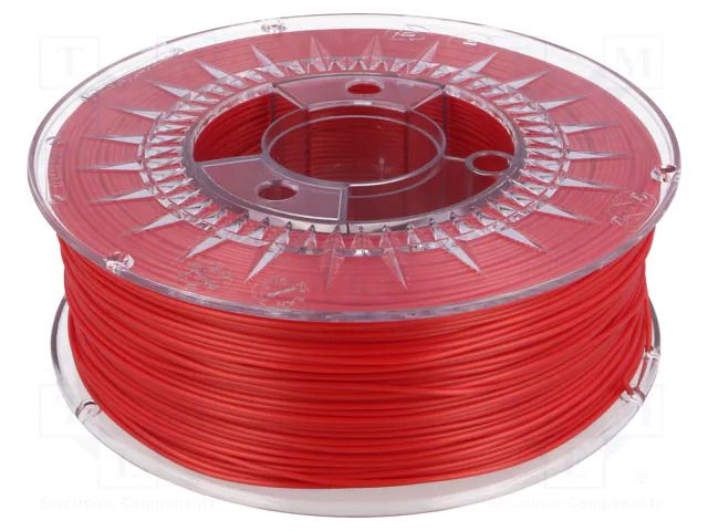 Filament: PLA; Ø: 1.75mm; hot red; 200÷235°C; 1kg DEVIL DESIGN DEV-PLA-1.75-HRD