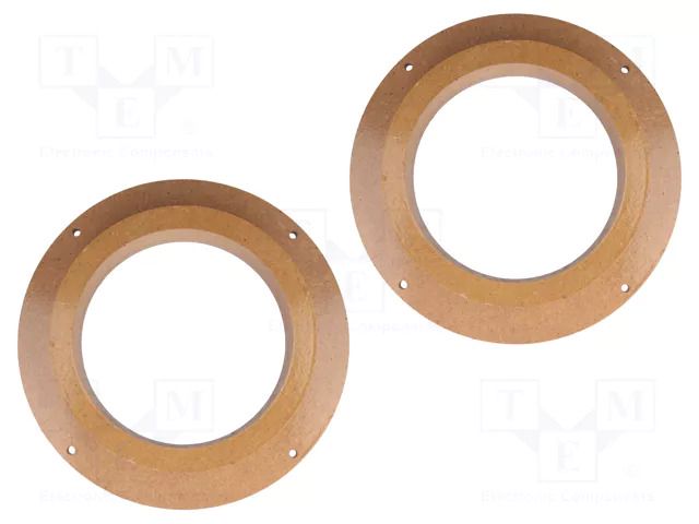 Spacer ring; MDF; 165mm; Audi; impregnated,varnished; 2pcs. 4CARMEDIA MDF-D.50