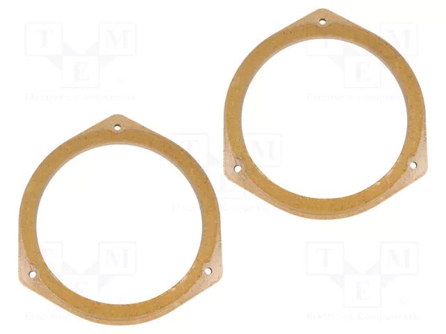 Spacer ring; MDF; 165mm; Subaru; impregnated,varnished; 2pcs. 4CARMEDIA MDF-D.61