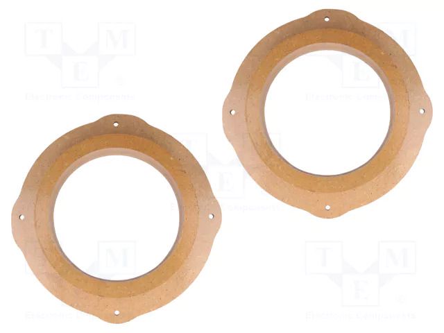 Spacer ring; MDF; 165mm; Seat; impregnated,varnished; 2pcs. 4CARMEDIA MDF-D.69