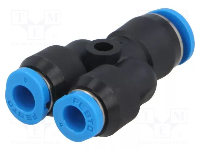 Tee fitting; reductive,plug-in; -0.95÷6bar; polymer; Øout: 4mm FESTO QSMY-6-4