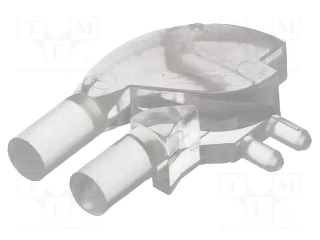 Fiber for LED; Ø3mm; No.of mod: 2; round; Front: flat; angular MENTOR MR-1280.1020