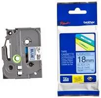 TAPE, BLACK ON BLUE, 18MM W, 8M L TZE-541