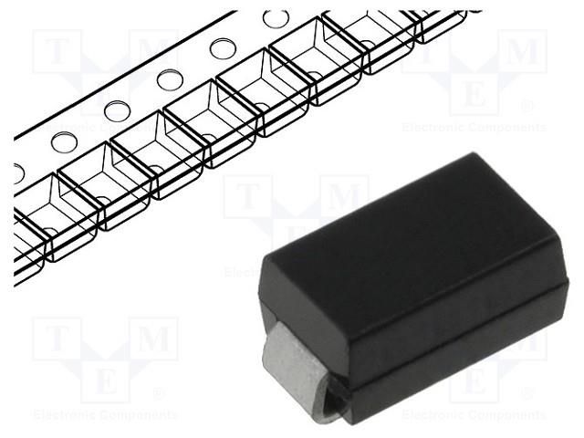 Diode: Schottky rectifying; DO214AC,SMA; SMD; 60V; 2A; reel,tape MICRO COMMERCIAL COMPONENTS SS26-LTP