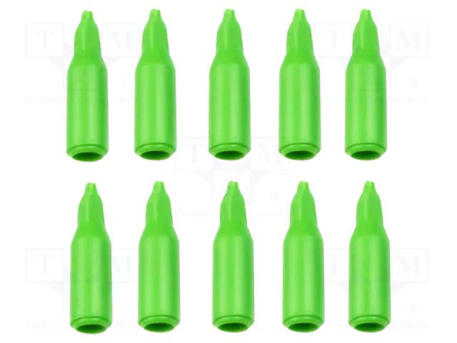Spare part: tip; green; 10pcs. TELEDYNE LECROY LC-PK007-008