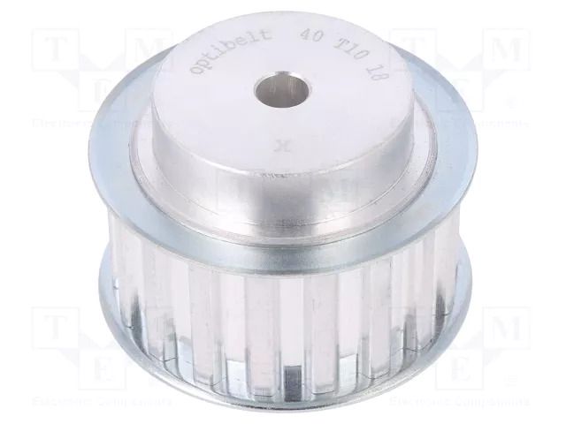 Belt pulley; T10; W: 25mm; whell width: 40mm; Ø: 55.45mm; aluminium OPTIBELT 40-T10-18-200ZA