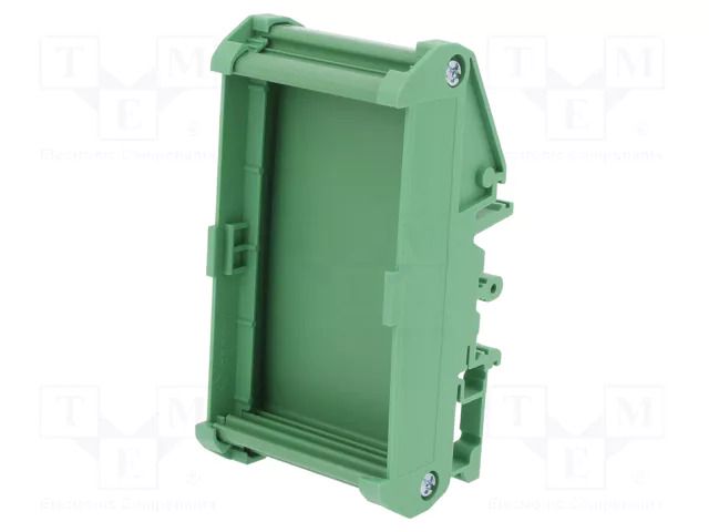 Enclosure: enclosure base; Y: 100mm; X: 40mm; Z: 37.3mm; green DEGSON ELECTRONICS DM100-40-14-100AH