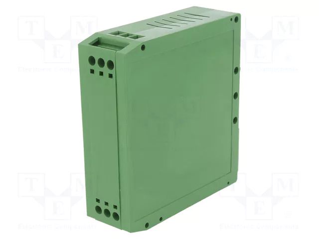 Enclosure: for DIN rail mounting; polyamide; green DEGSON ELECTRONICS FEGM-03P-14-00AH