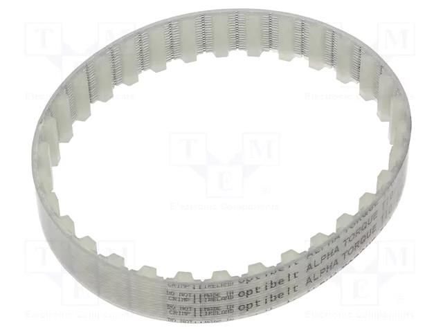 Timing belt; T10; W: 16mm; H: 4.5mm; Lw: 320mm; Tooth height: 2.5mm OPTIBELT T10-320-16-77ZA
