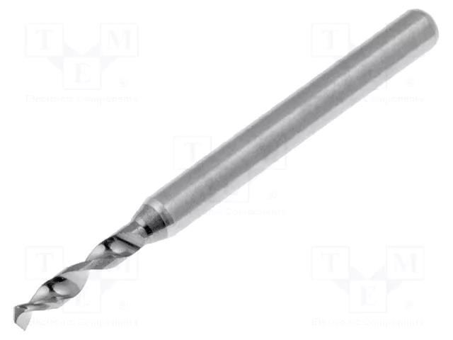 Drill bit; Ø: 1.1mm; L: 38.2mm; PCB; 1/8" (3,175mm) KEMMER PRAEZISION SM32-1.1