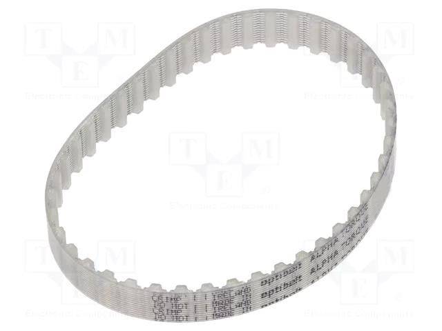 Timing belt; T5; W: 10mm; H: 2.2mm; Lw: 275mm; Tooth height: 1.2mm OPTIBELT T5-275-10-77ZA