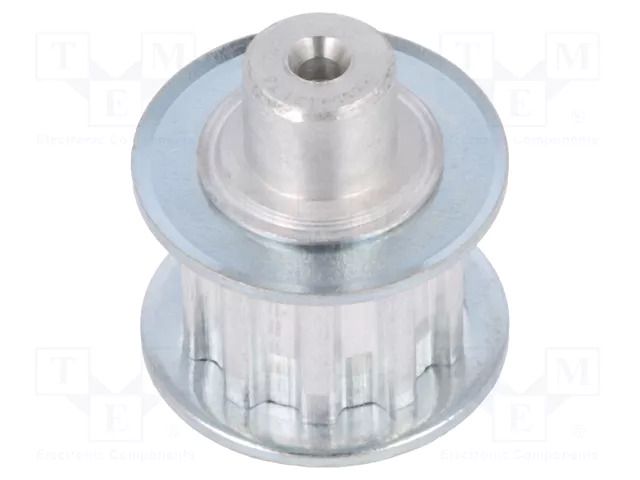 Belt pulley; T5; W: 10mm; whell width: 21mm; Ø: 15.05mm; aluminium OPTIBELT 21-T5-10-200ZA