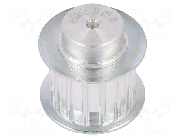 Belt pulley; AT5; W: 16mm; whell width: 27mm; Ø: 22.65mm; aluminium OPTIBELT 27-AT5-15-200ZA