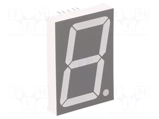 Display: LED; 7-segment; 38.1mm; 1.5"; No.char: 1; red; 30÷60mcd FORYARD FYS-15011AUHR-21