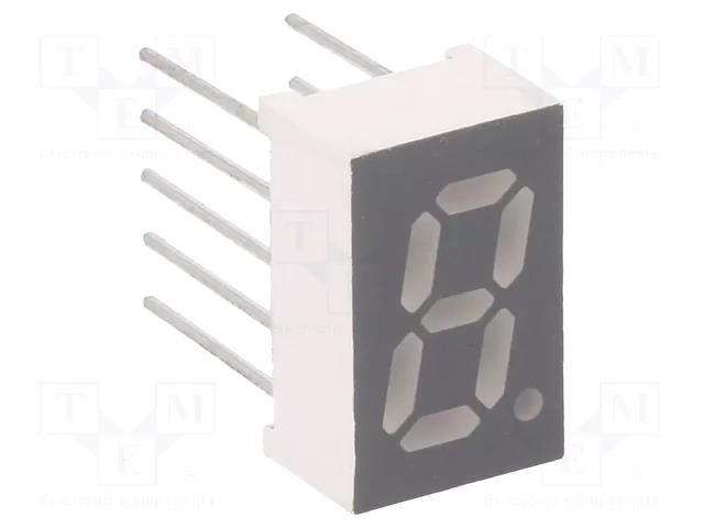 Display: LED; 7-segment; 8mm; 3.2"; No.char: 1; red; 30÷60mcd; anode FORYARD FYS-3211BUHR-21
