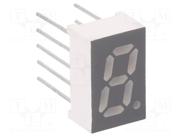 Display: LED; 7-segment; 8mm; 3.2"; No.char: 1; red; 30÷60mcd; anode FORYARD FYS-3211BUHR-21