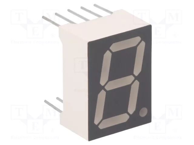 Display: LED; 7-segment; 14.2mm; 0.56"; No.char: 1; red; 30÷60mcd FORYARD FYS-5613AUHR-21