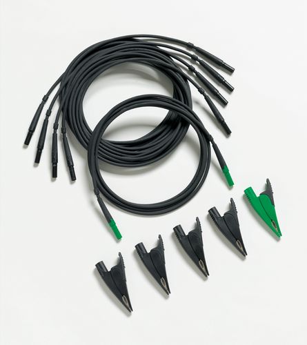 Test Leads and Alligator Clips (4 black, 1 green) - 430 Series, Fluke TLS430 0095969262989; 0095969262989