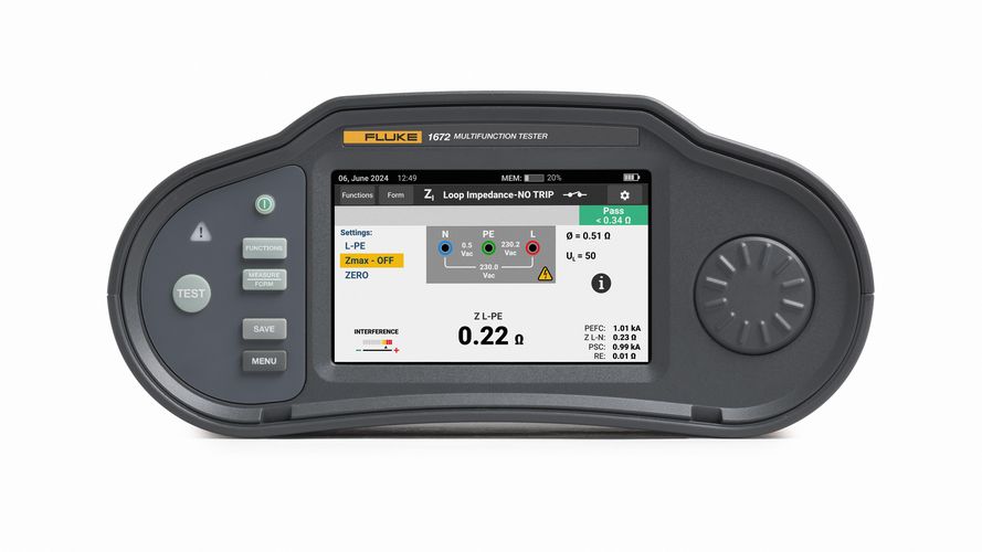 Fluke 1672 SCH FTT  Multifunction Installation Tester with TruTest Software Bundle, Fluke 1672 SCH FTT