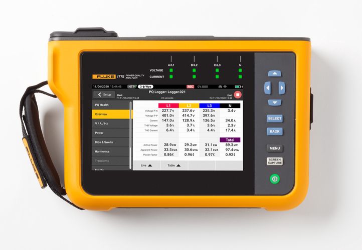 Fluke 1775/Basic Power Quality Analyzer (No probes), Fluke FLUKE-1775/BASIC 0195112018538; 0195112018538
