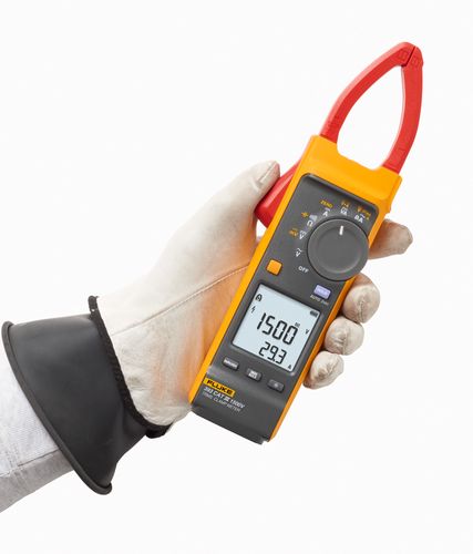 393 CAT III 1500 V True-rms Clamp Meter with iFlex, Fluke FLUKE-393/E 0195112019450; 0195112019450