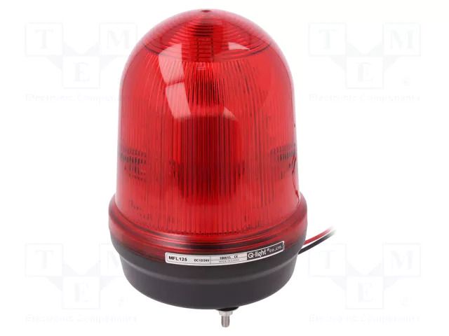 Signaller: lighting; red; MFL; 10÷30VDC; Light source: LED; IP65 QLIGHT MFL125-12/24-R