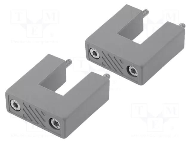 Handle for 1U front panel; 180; holder x2,hole plugs,screw x4 RETEX RT-32180201