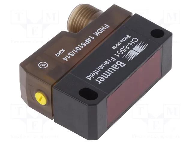 Sensor: photoelectric; Range: 20÷350mm; PNP; DARK-ON,LIGHT-ON BAUMER FHDK14P5101/S14