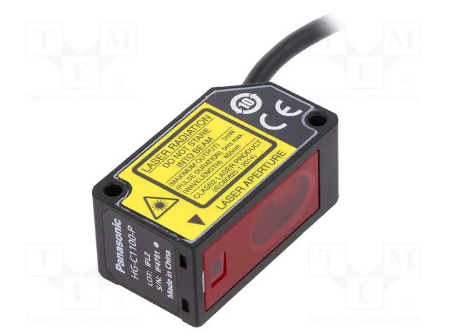 Sensor: distance; laser; diffuse-reflective; Range: 100mm; PNP PANASONIC HG-C1100-P