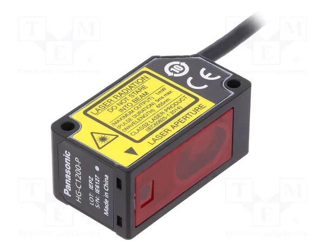 Sensor: distance; laser; diffuse-reflective; Range: 200mm; PNP PANASONIC HG-C1200-P