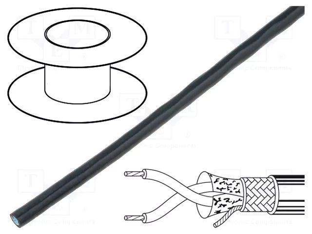 Wire; 1x2x22AWG; RS485,outdoor; stranded; Cu; Insulation: PVC; 152m BELDEN 3105A.00152