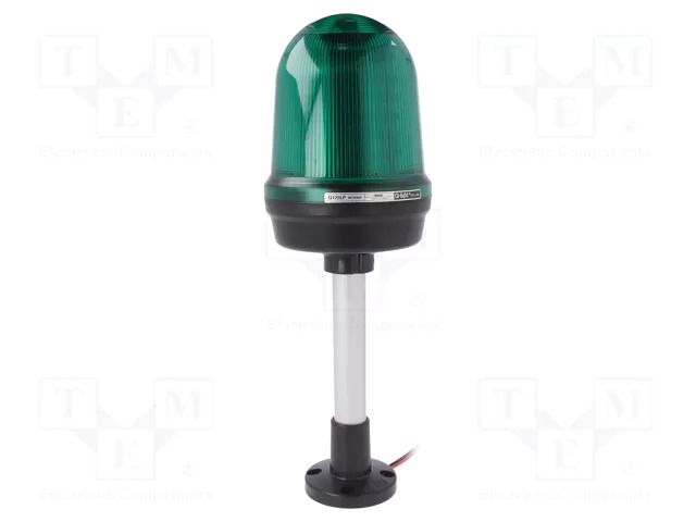 Signaller: lighting; flashing light,continuous light; green QLIGHT Q125LP-12/24-G-QZ2