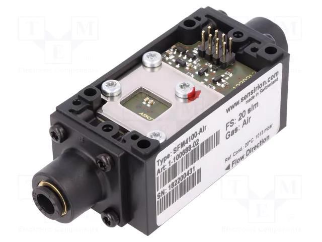 Sensor: gas flow; 3.5÷9VDC; 0÷20 SLPM; OUT: I2C; -20÷80°C; SFM SENSIRION SFM4100-AIR