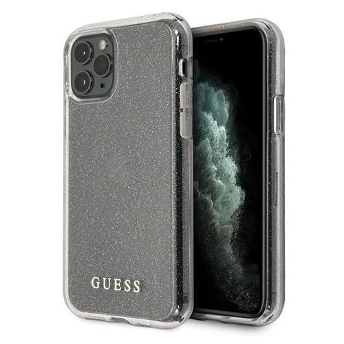 Guess GUHCN58PCGLSI iPhone 11 Pro silver/silver hard case Glitter, Guess 3700740477700 3700740477700