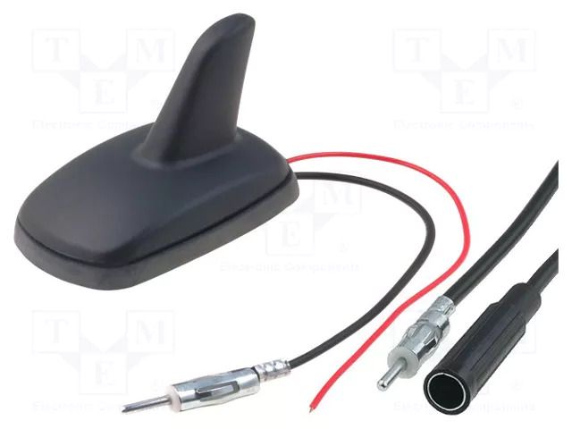Antenna; automotive,SHARK; AM,FM; universal; 4.5m; 12VDC PER.PIC. A00005