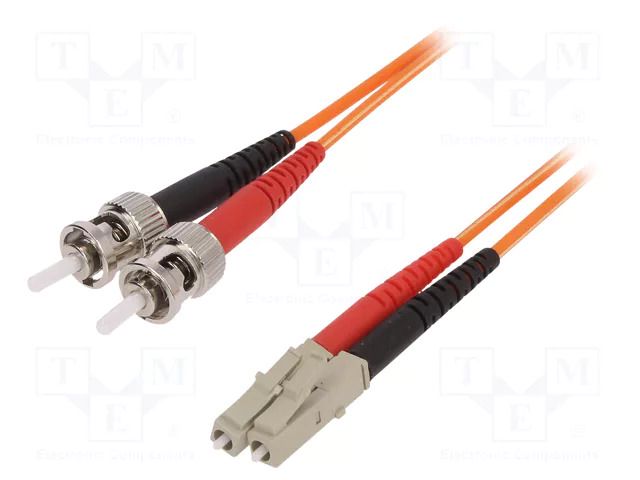 Fiber patch cord; OM1; LC/UPC,ST/UPC; 2m; 62.5/125um; LSZH; silver LAPP LAPP-29032102