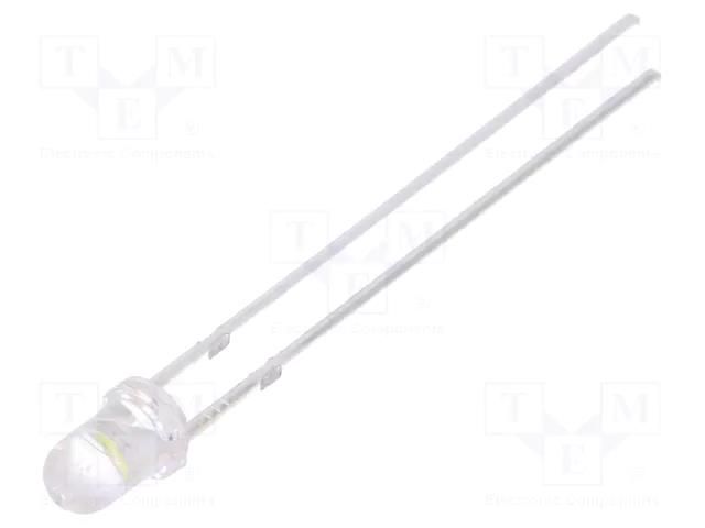 LED; green (fluorescent green); 3mm; 10000÷12000mcd; 30°; 6.5÷7lm OPTOSUPPLY OSG74L3131A