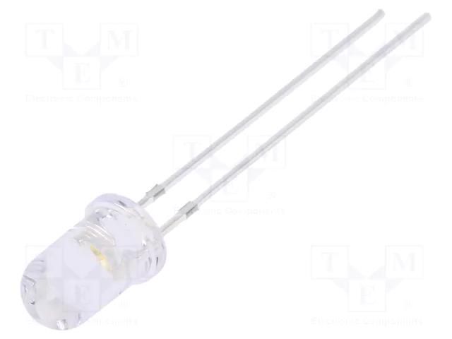 LED; white warm; 5mm; 18000÷22000mcd; 15°; Front: convex OPTOSUPPLY OSM5DK5111A